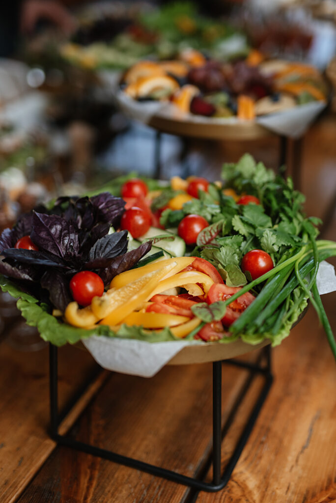 Buffets et menus gourmands